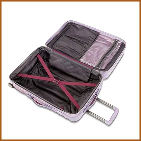 20-Inch Spinner Carry-On Luggage with ABS Hard Shell - Picture 4 of 6